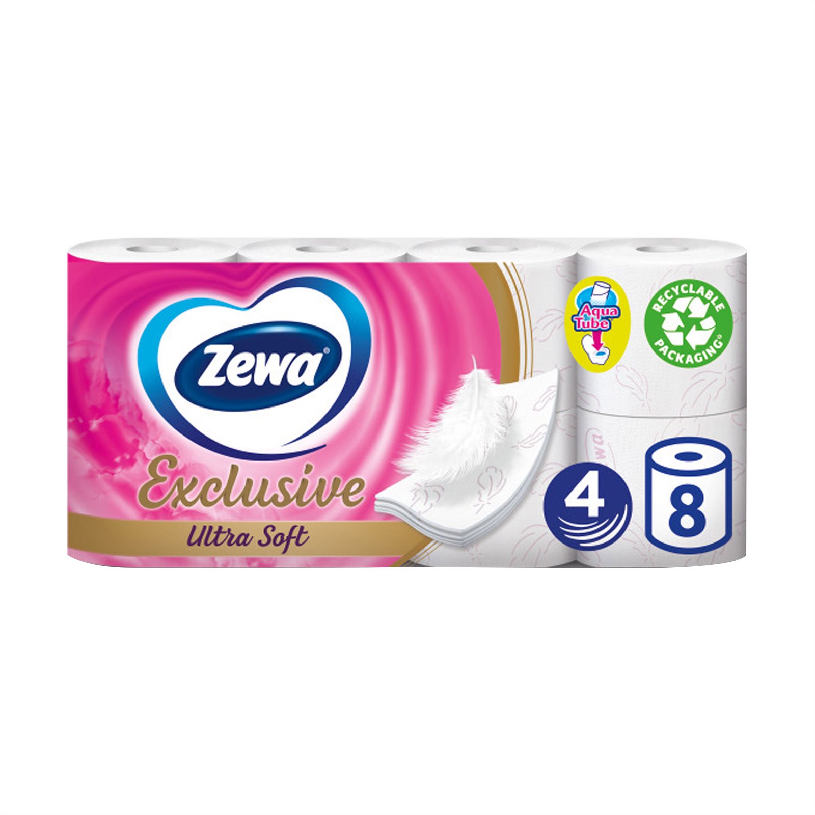 image of ZEWA | Χαρτί Υγείας Exclusive Ultra Soft 8 Τεμάχια