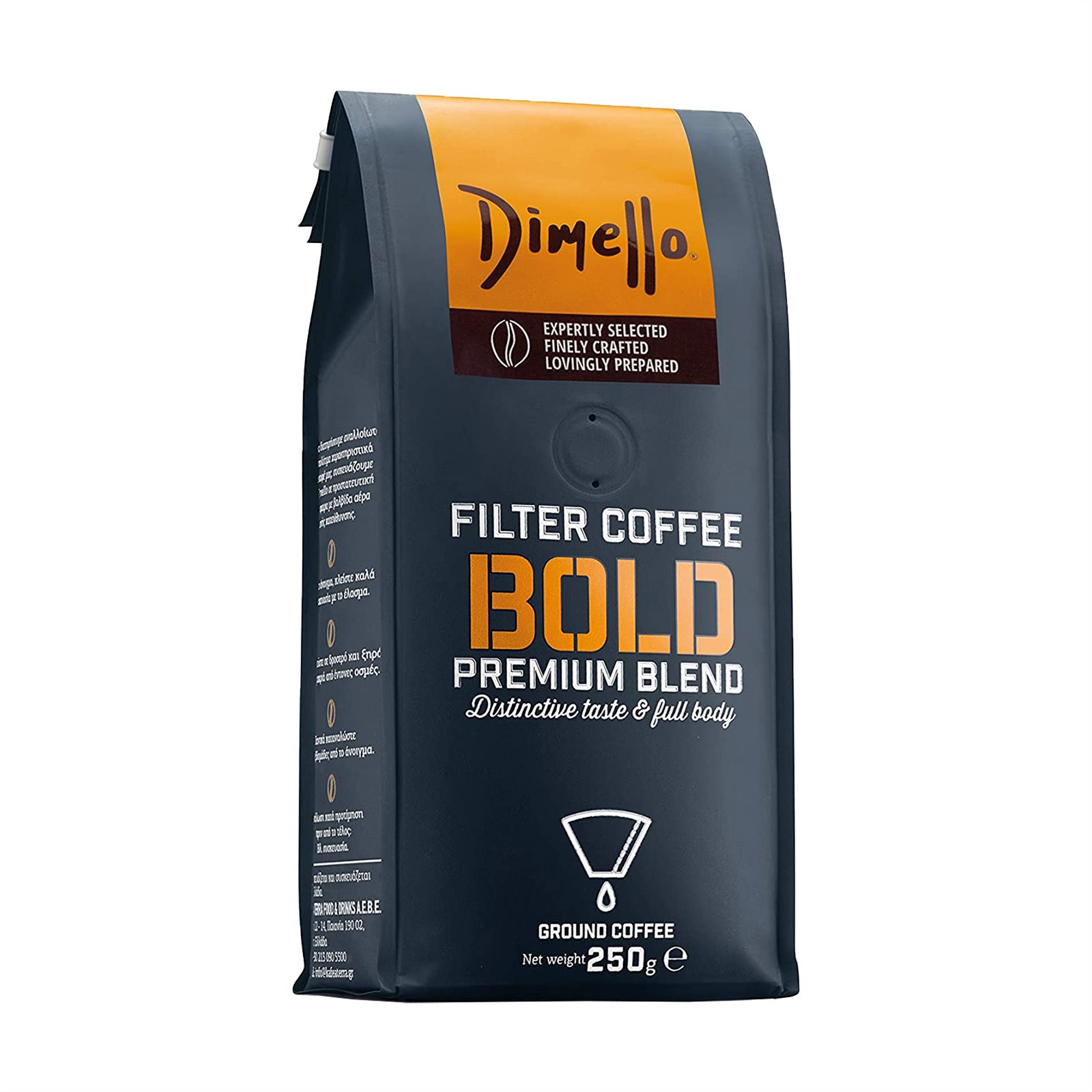 image of DIMELLO Καφές Φίλτρου Bold Premium Blend 250gr