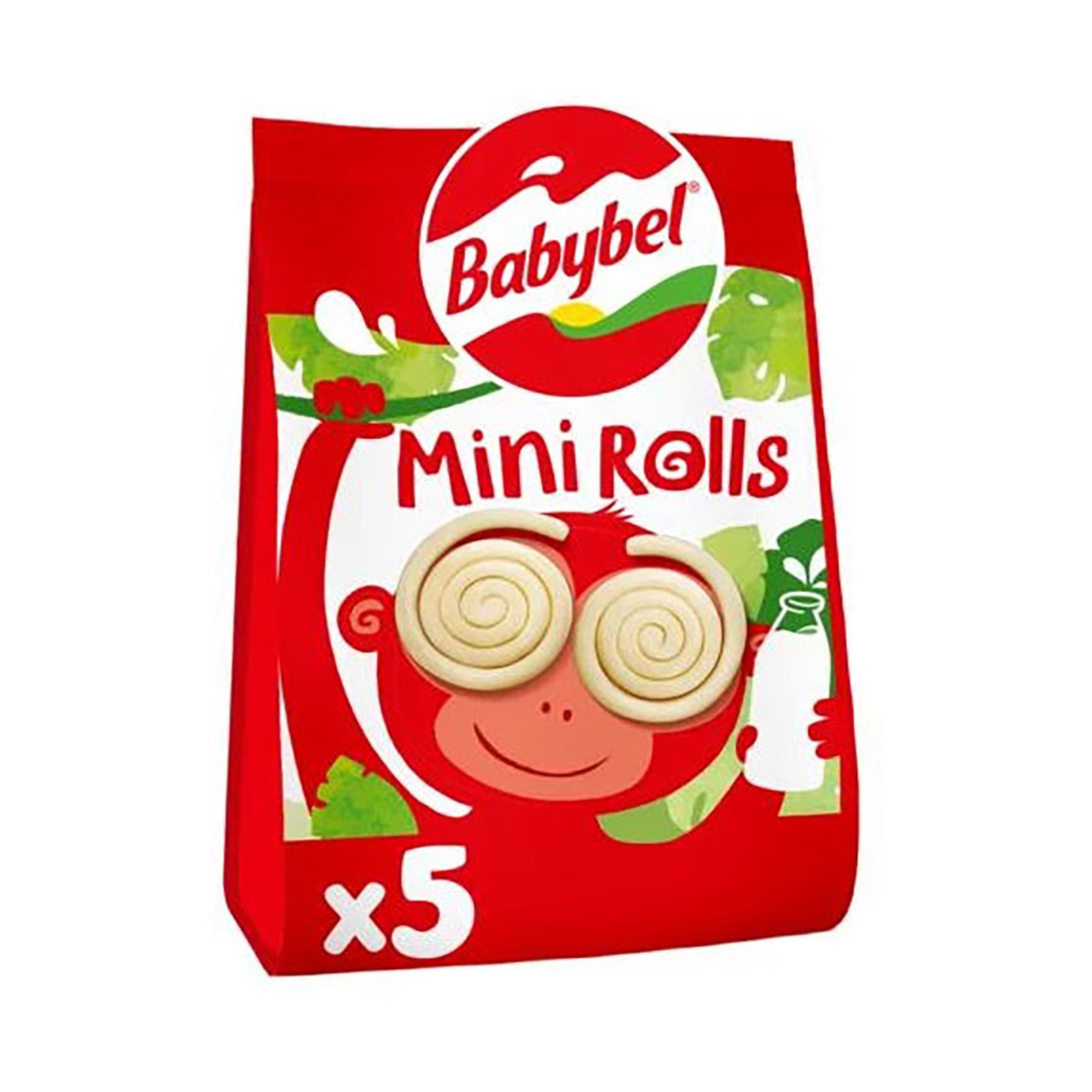 image of Τυρί BABYBEL Mini Rolls Ημίσκληρο σε μερίδες 85gr