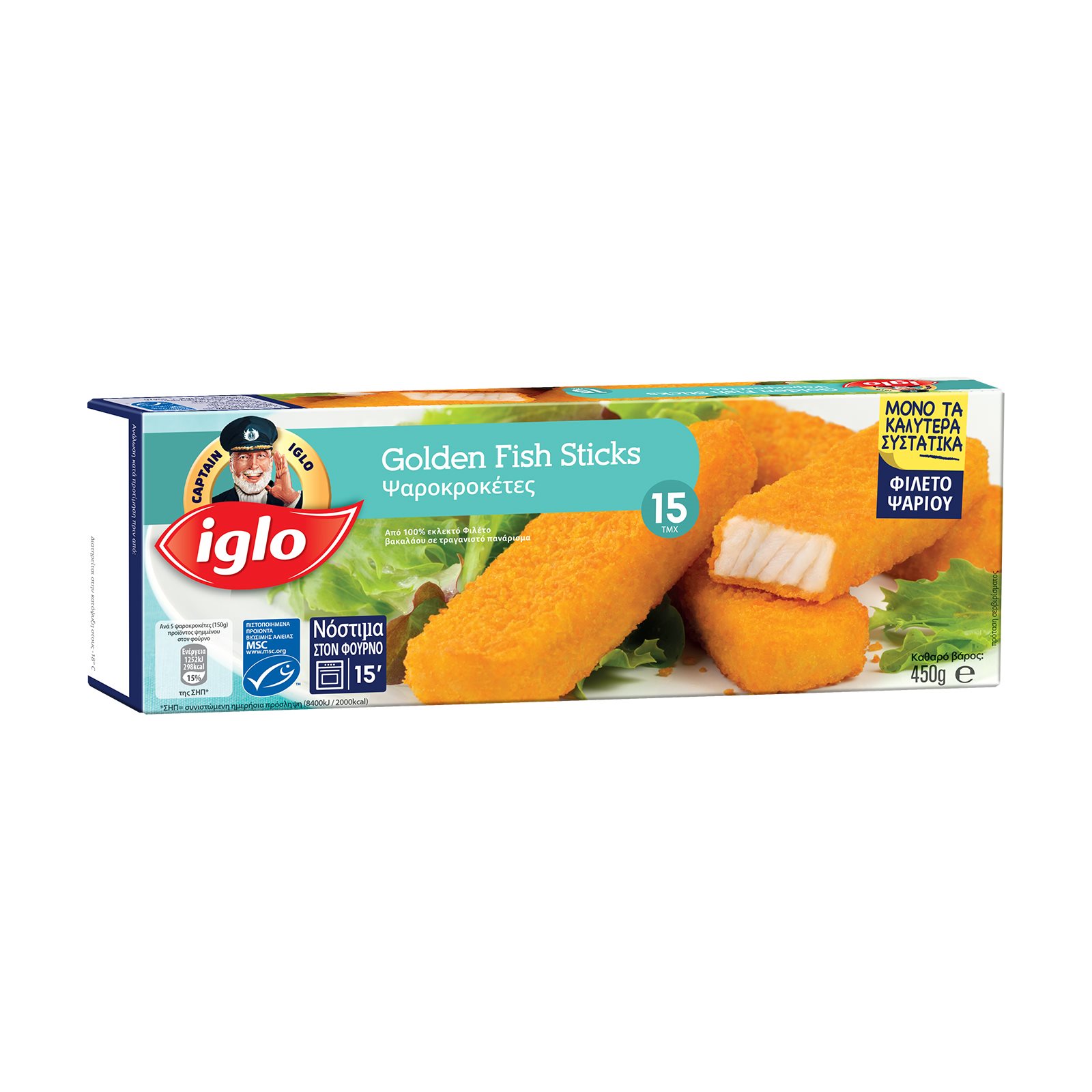 image of Fish Sticks IGLO 15τεμ 450gr