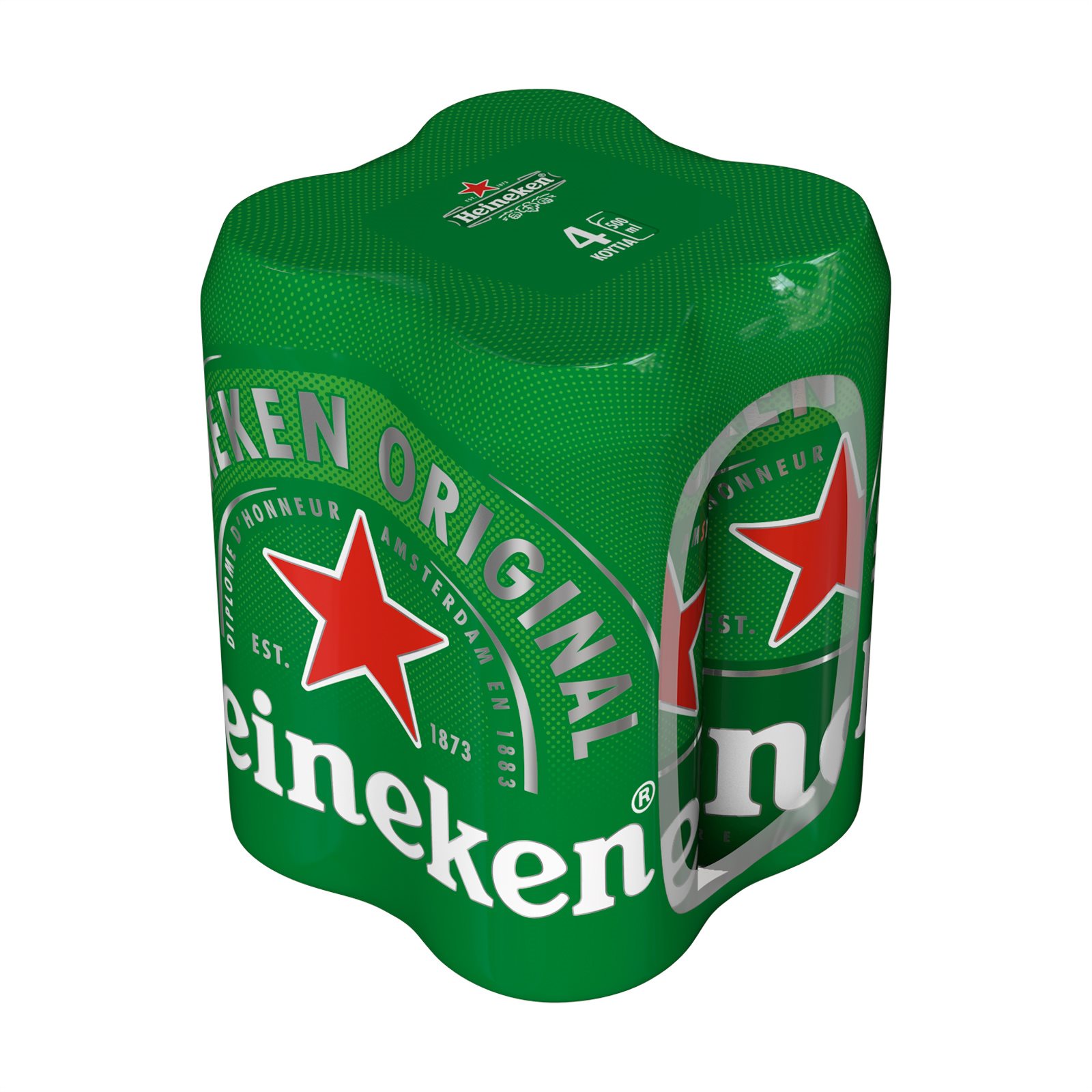 image of HEINEKEN Μπίρα Lager 4x500ml