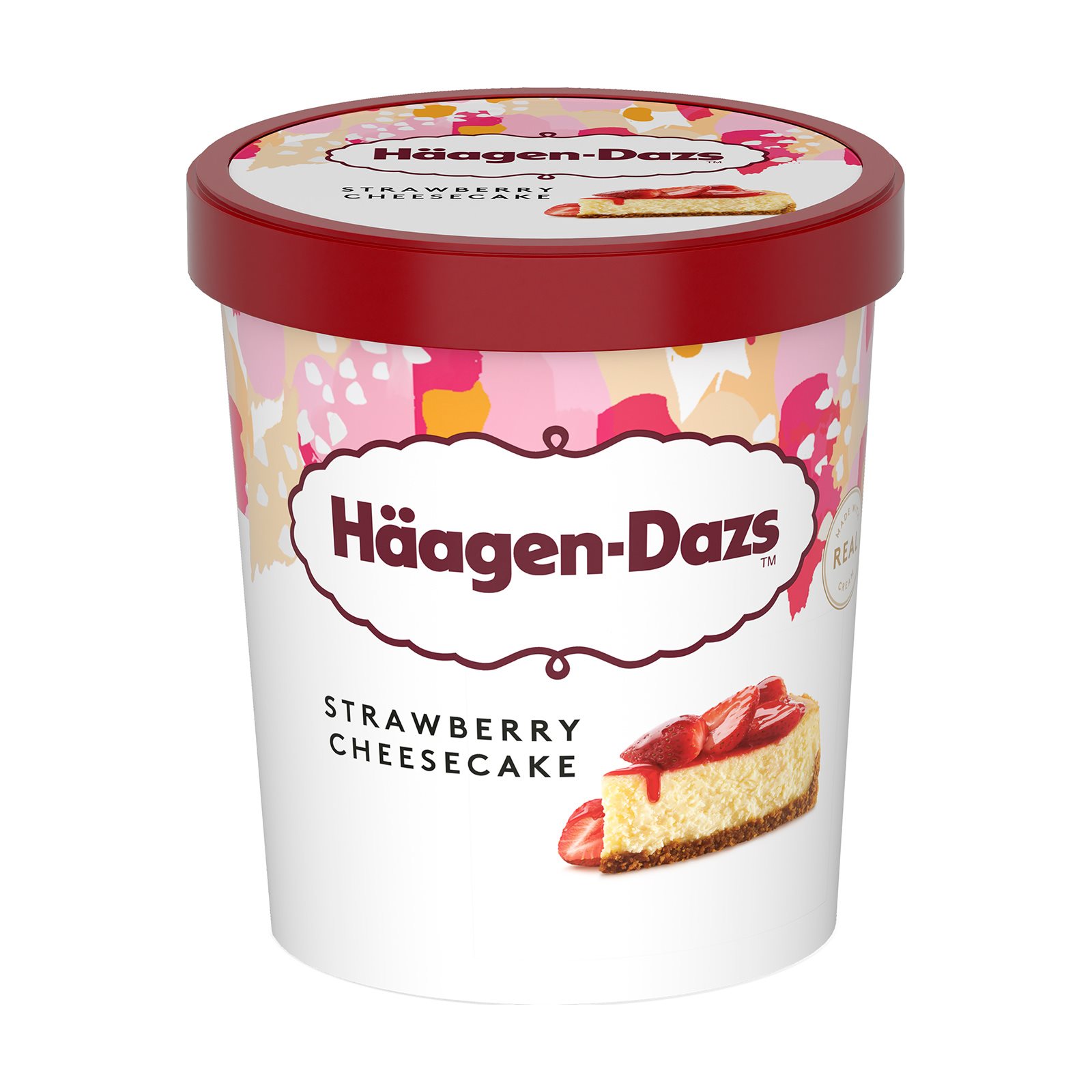 image of HAAGEN-DAZS Παγωτό Strawberry Cheesecake 400gr (460ml)