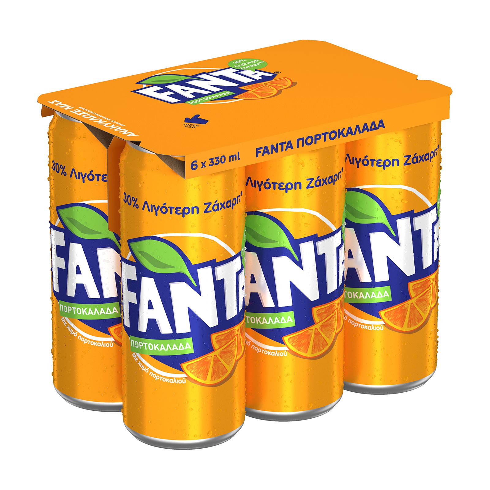 image of FANTA Αναψυκτικό Πορτοκαλάδα με Ανθρακικό 6x330ml