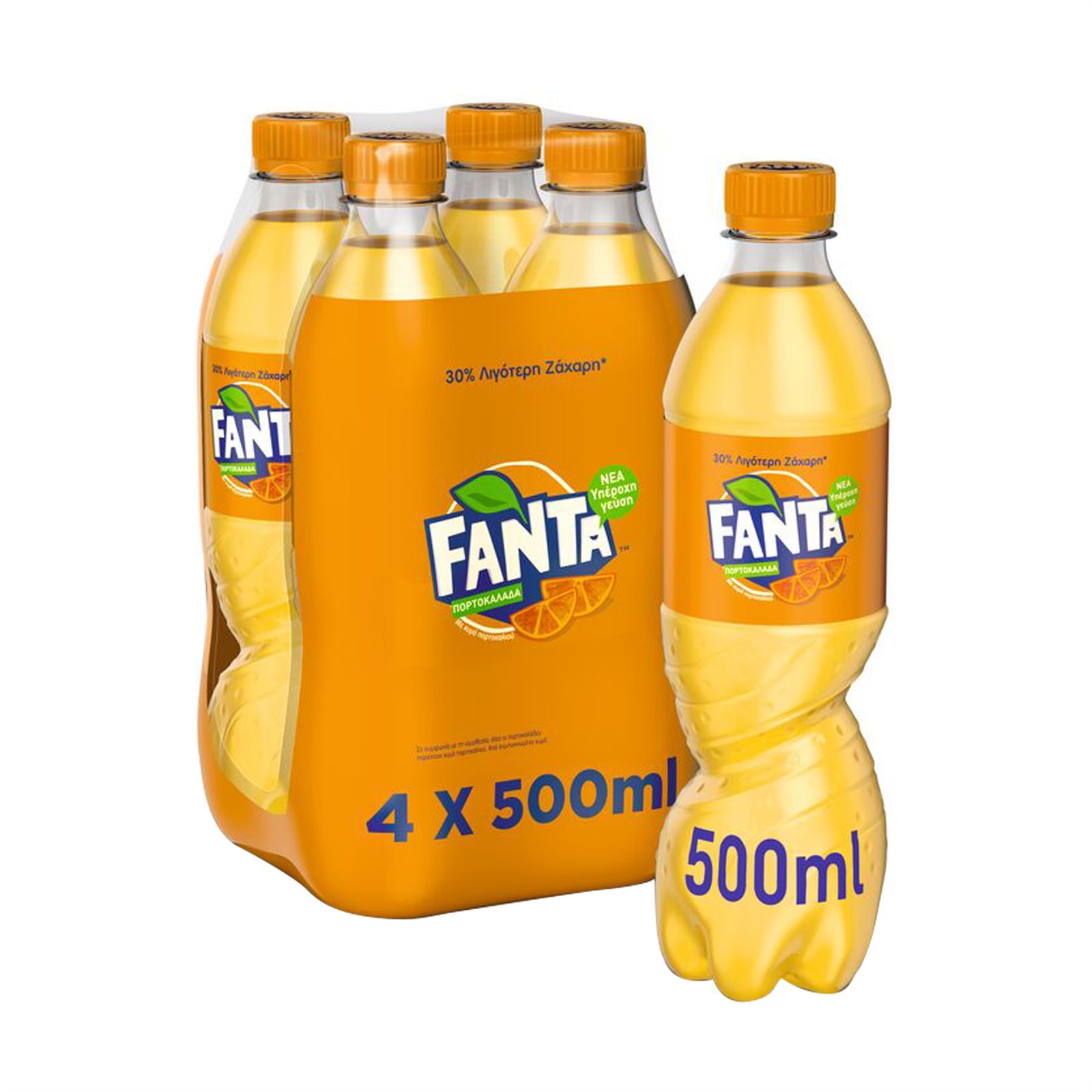 image of FANTA Αναψυκτικό Πορτοκαλάδα με Ανθρακικό 4x500ml