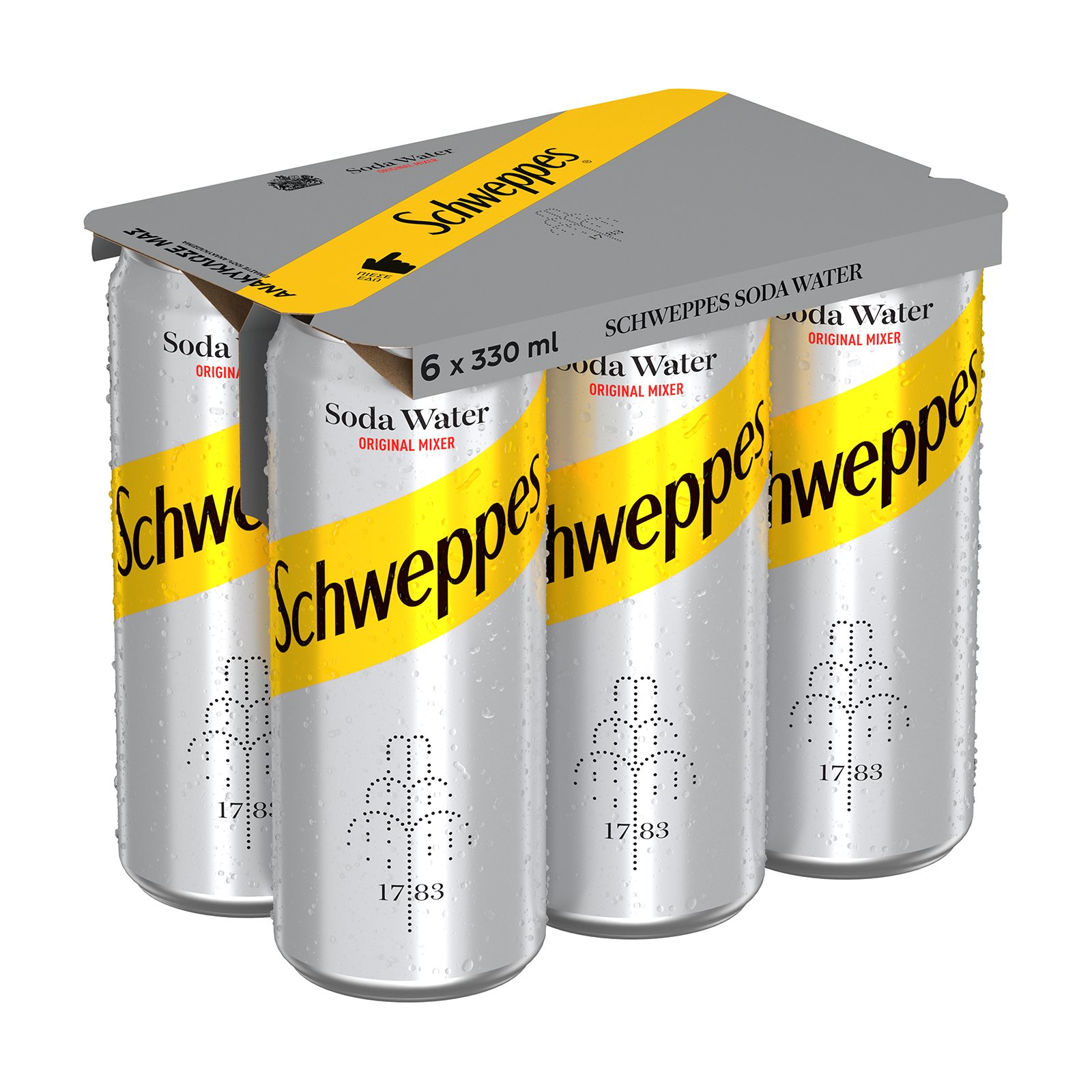 image of SCHWEPPES Σόδα 6x330ml