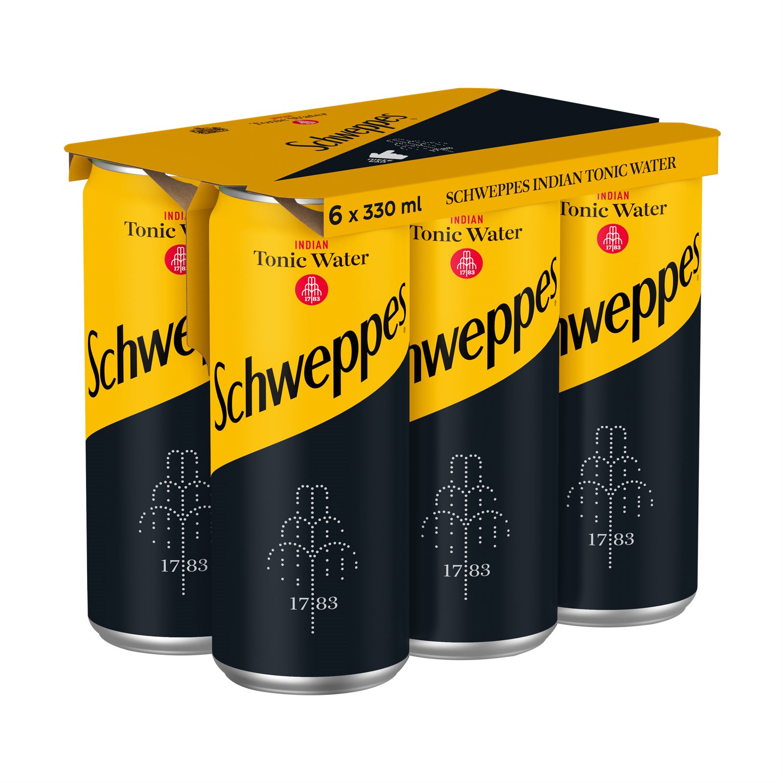 image of SCHWEPPES Αναψυκτικό Indian Tonic 6x330ml