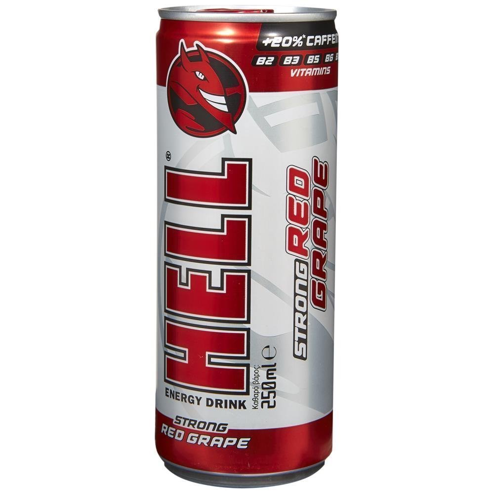 image of Hell Energy Drink Red Grape 250ml