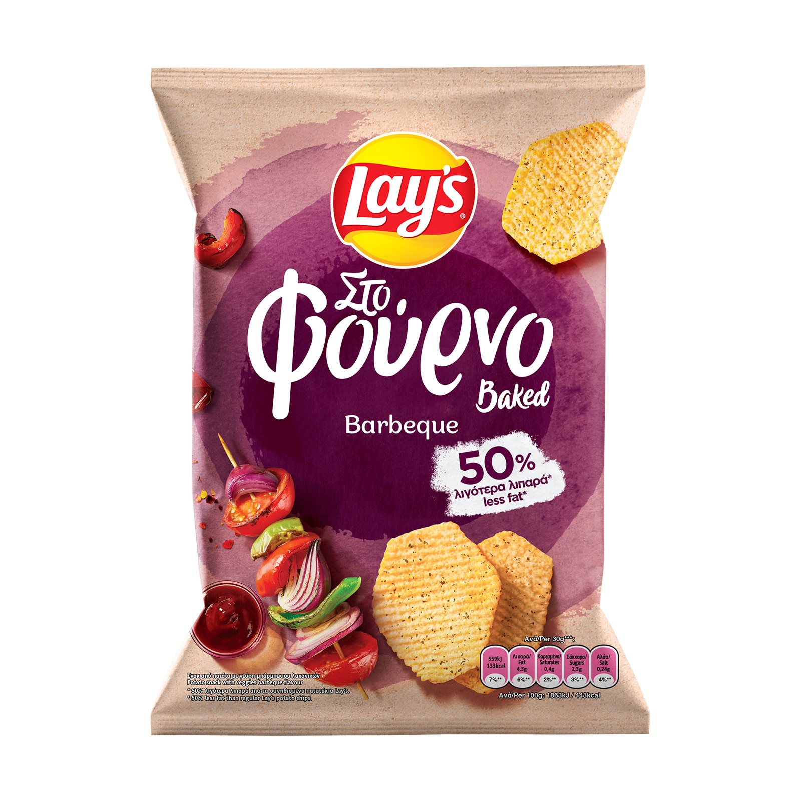 image of LAY'S Στο Φούρνο Πατατάκια Barbeque 105gr