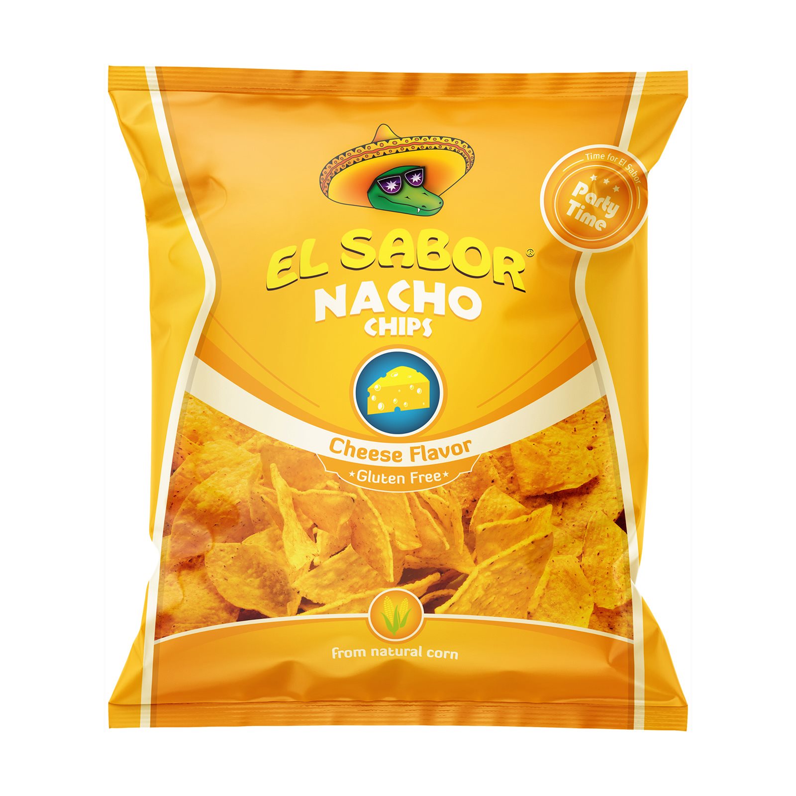 image of EL SABOR Nacho Chips Cheese Χωρίς γλουτένη 225gr