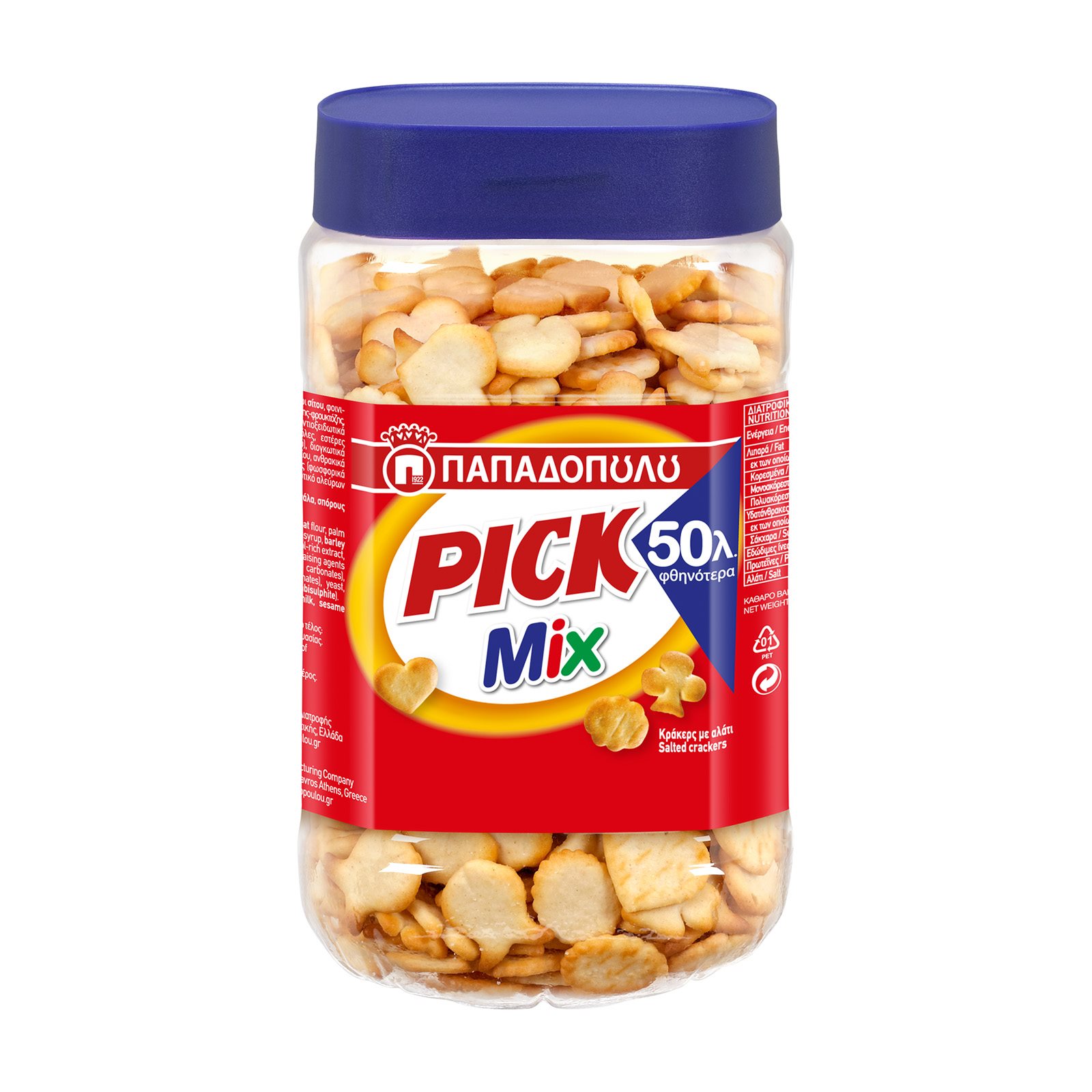 image of ΠΑΠΑΔΟΠΟΥΛΟΥ Pick Κράκερς Mix 350gr