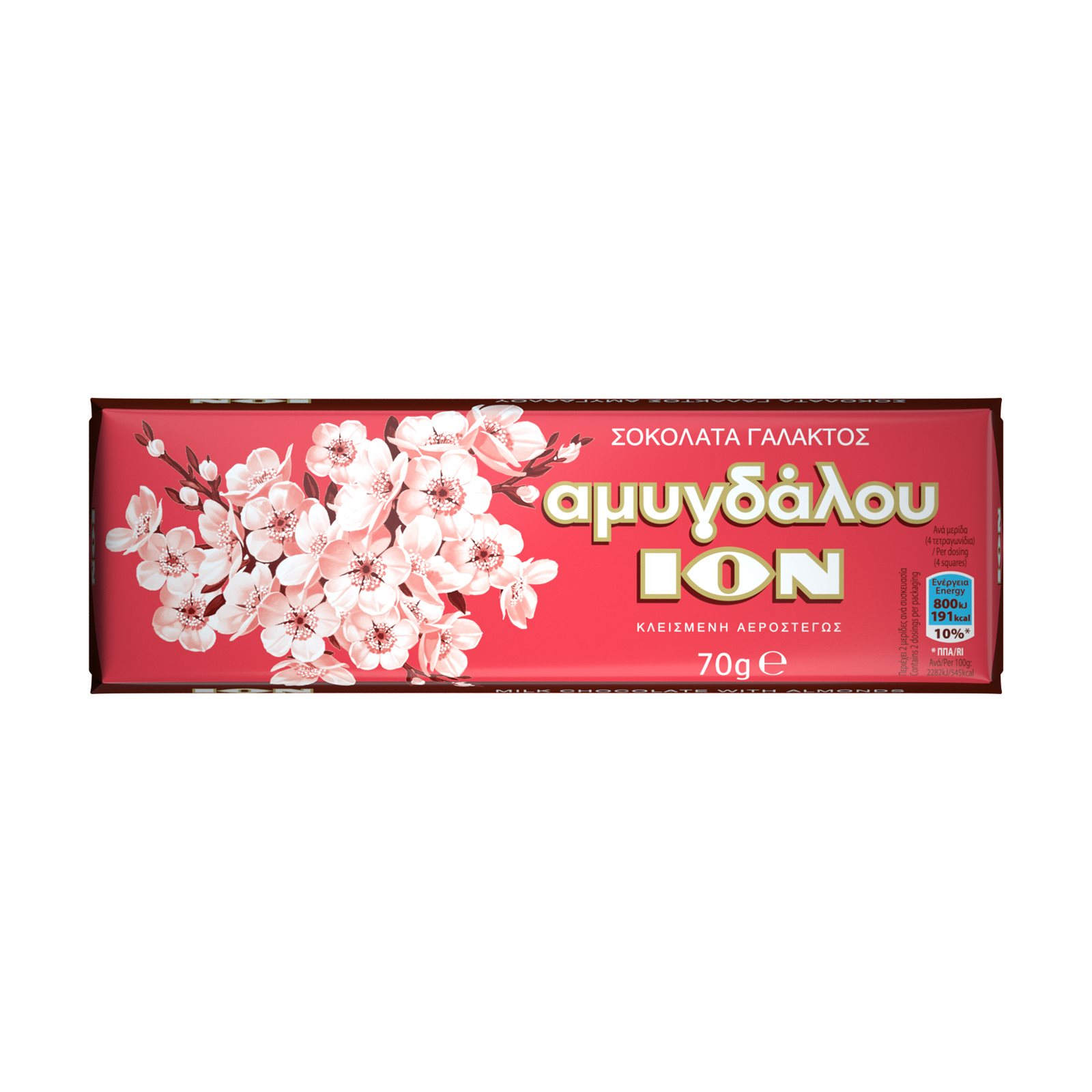 image of ΙΟΝ Σοκολάτα Αμυγδάλου 70gr