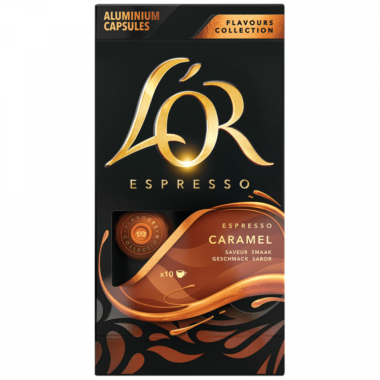 image of LOR | Κάψουλες Καφέ Espresso Καραμέλα 10x5.2g