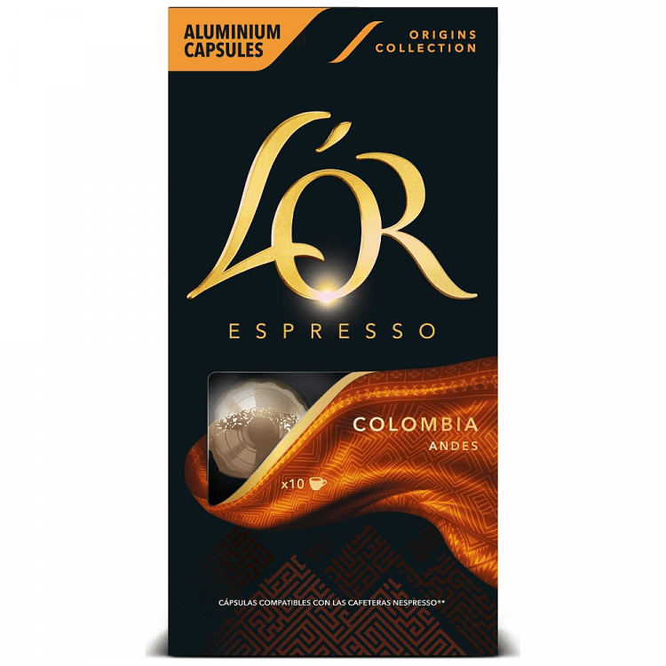 image of LOR | Κάψουλες Καφέ Espresso Colombia 10x5.2g