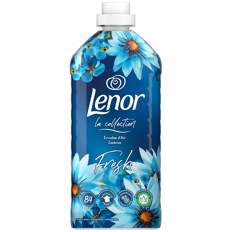 image of LENOR Συμπυκνωμένο Μαλακτικό Ρούχων Ocean Escape Fresh 84 πλύσεις