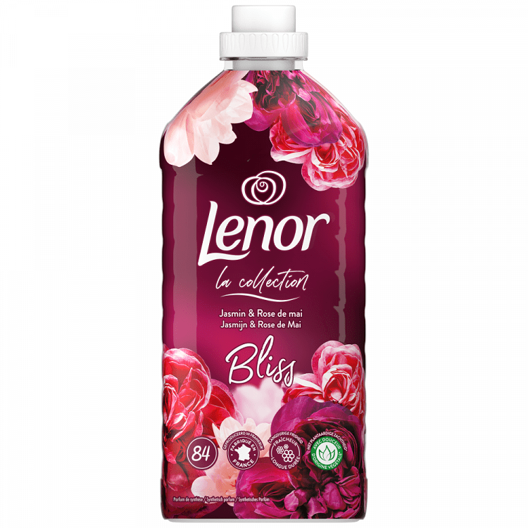 image of LENOR Συμπυκνωμένο Μαλακτικό Ρούχων Jasmine & Rose de Mai Bliss 84 πλύσεις