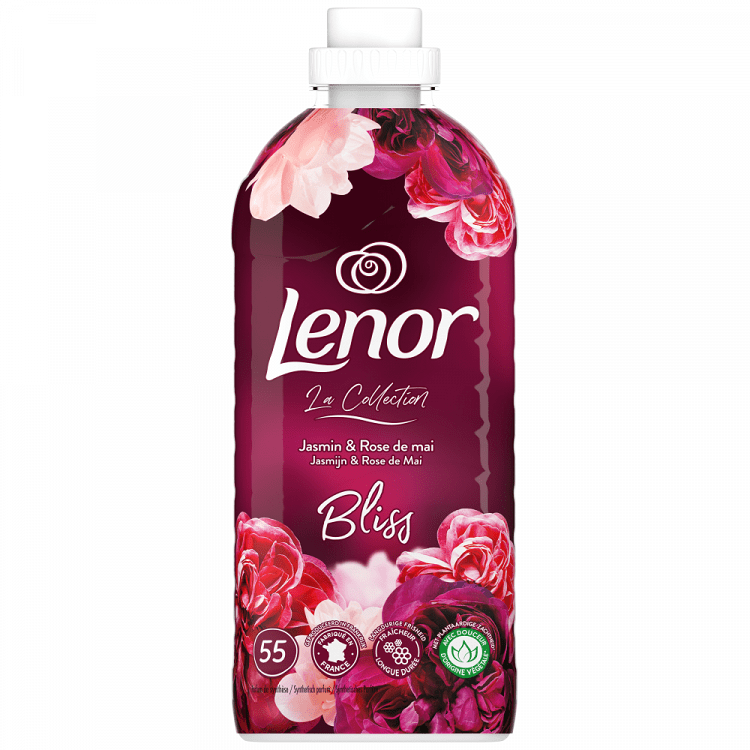 image of LENOR Συμπυκνωμένο Μαλακτικό Ρούχων Jasmine & Rose de Mai Bliss 55 πλύσεις