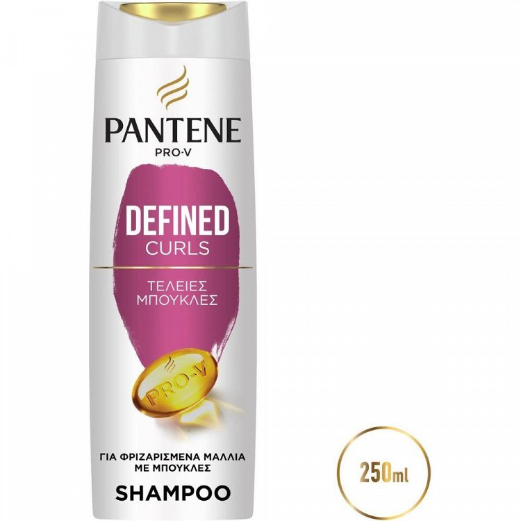 image of PANTENE Defined Curls Σαμπουάν για Φριζαρισμένα Μαλλιά με Μπούκλες 360ml