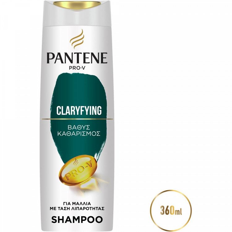 image of PANTENE Claryfying Σαμπουάν για Μαλλιά με Τάση Λιπαρότητας 400ml