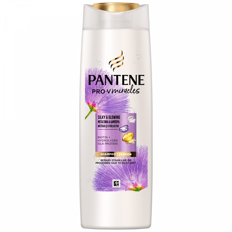 image of PANTENE | Σαμπουάν Pro-V Miracles Μεταξένια & Λαμπερά 300ml