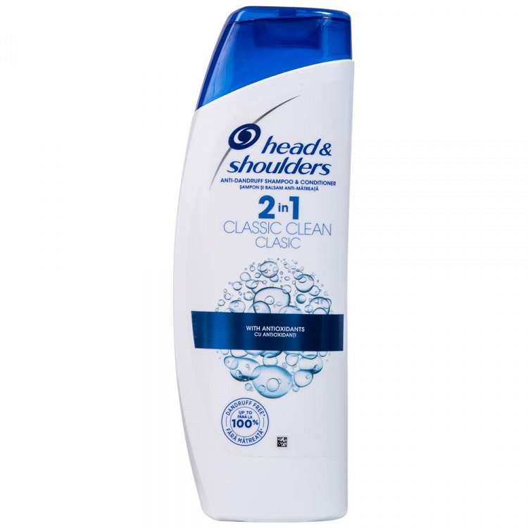 image of HEAD & SHOULDERS 2in1 Classic Clean Σαμπουάν Μαλλιών Αντιπυτιριδικό 360ml