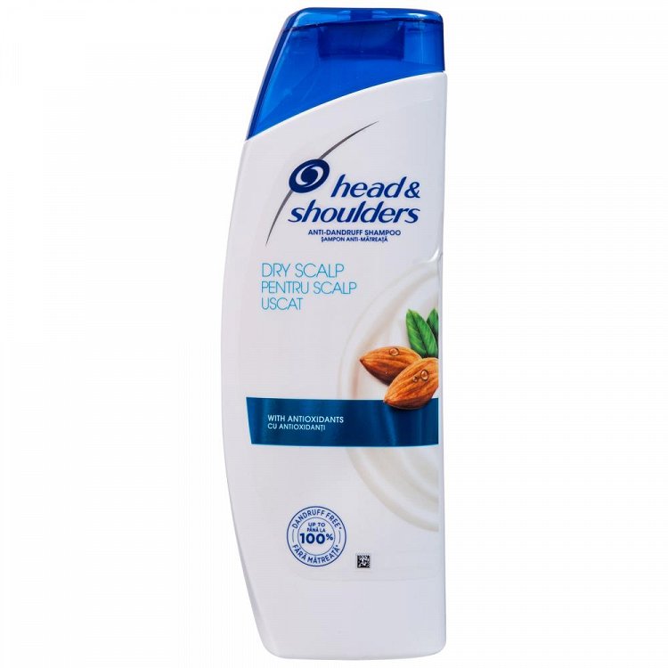 image of HEAD & SHOULDERS Dry Scalp Σαμπουάν Μαλλιών Αντιπυτιριδικό για Ξηροδερμία 360ml