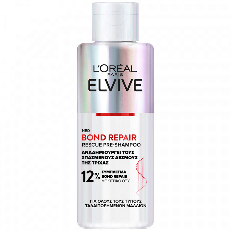 image of ELVIVE Bond Repair Rescue Pre Σαμπουάν για Ταλαιπωρημένα Μαλλιά 200ml