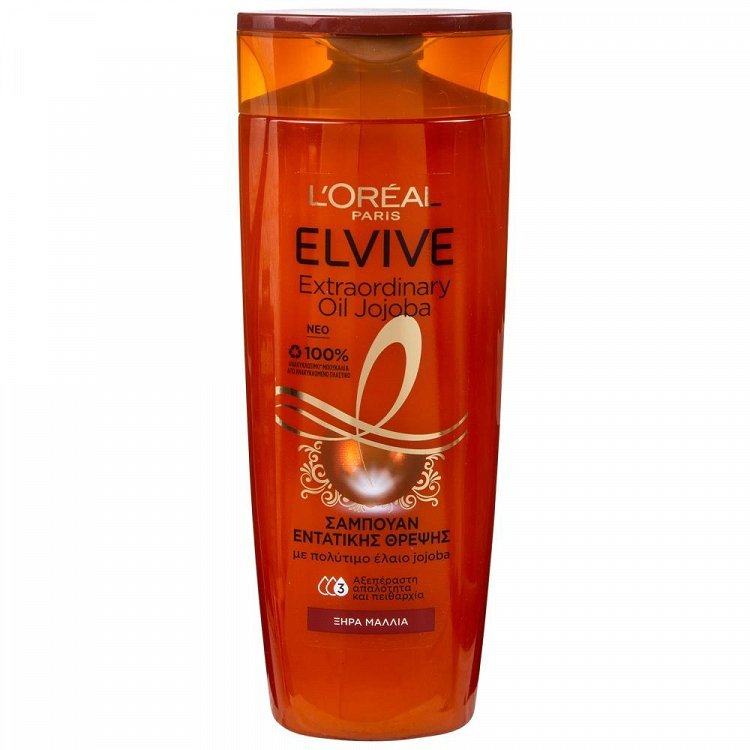 image of ELVIVE | Σαμπουάν Εντατικής Θρέψης Oil Jojoba 400ml