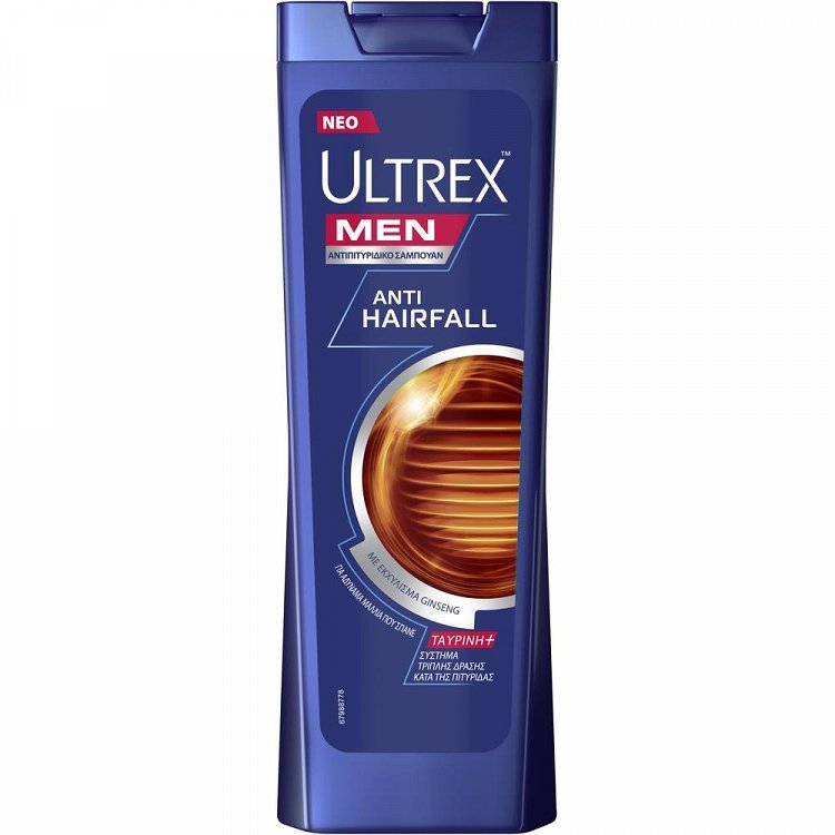 image of ULTREX | Σαμπουάν Anti-Hair Fall Αδύναμα Μαλλιά 360ml