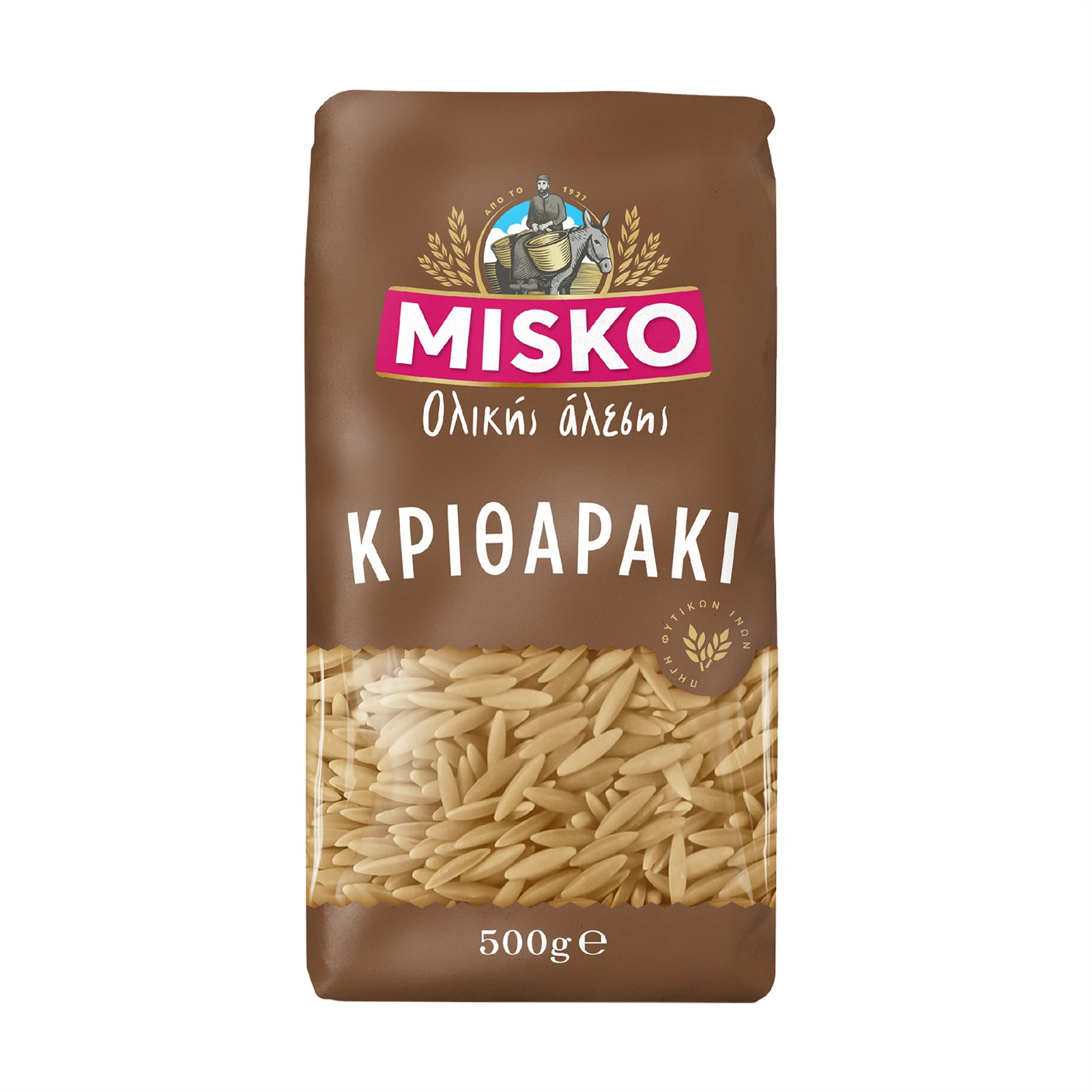 image of MISKO Κριθαράκι Ολικής Άλεσης 500gr