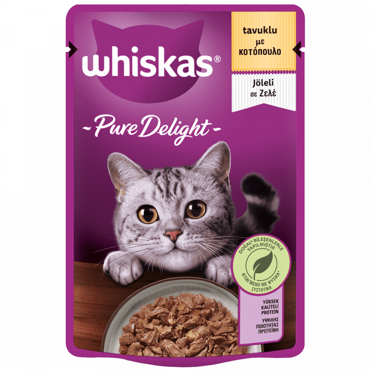 image of WHISKAS | . Pure Delight Junior Κοτόπουλο σε Ζελέ