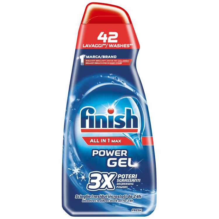 image of FINISH | Απορρυπαντικό Πλυντηρίου Πιάτων Power Gel Fresh 940ml