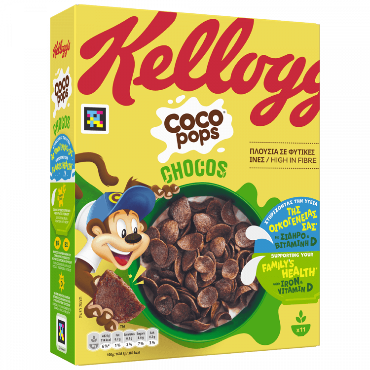 image of KELLOGG'S Coco Pops Chocos Δημητριακά 330gr