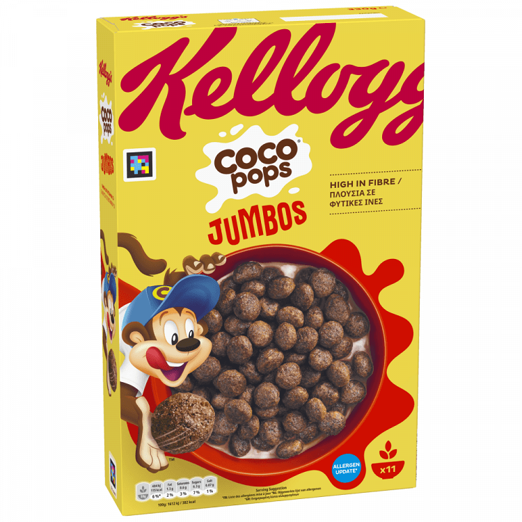 image of KELLOGGS | Δημητριακά Coco Pops Jumbos 330g