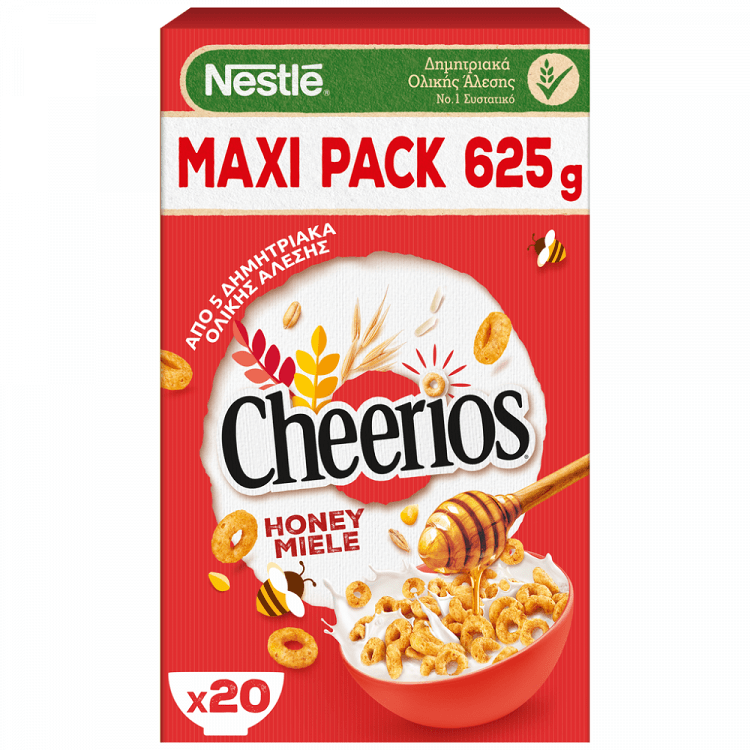 image of CHEERIOS | Δημητριακά Ολικής Άλεσης Με Μέλι 625gr