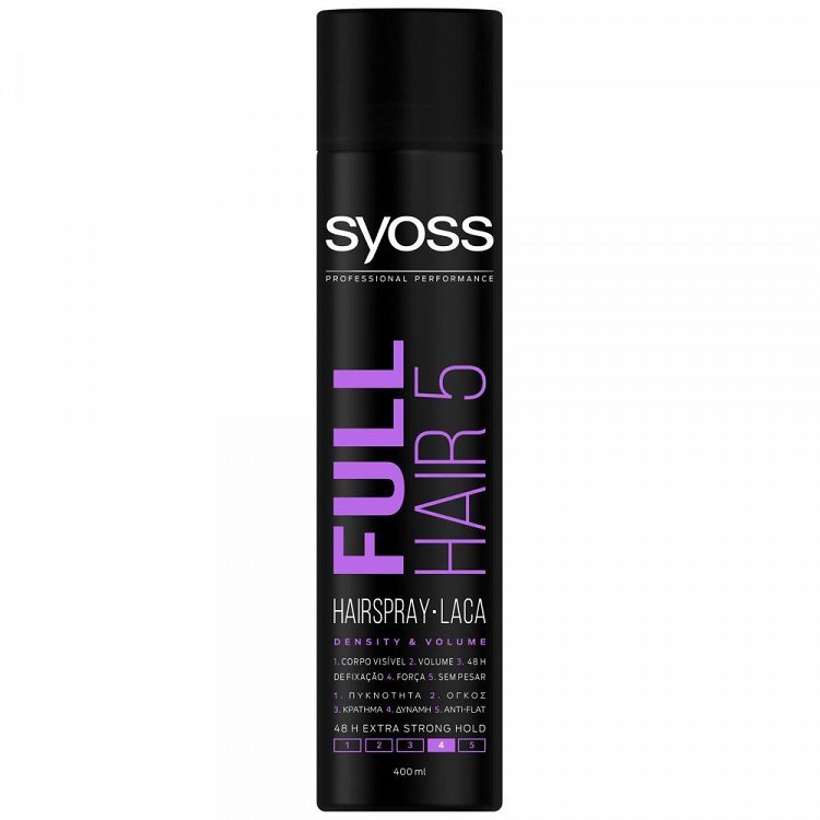 image of Syoss Full Hair5 Fullness & Volume Λακ No4 400ml