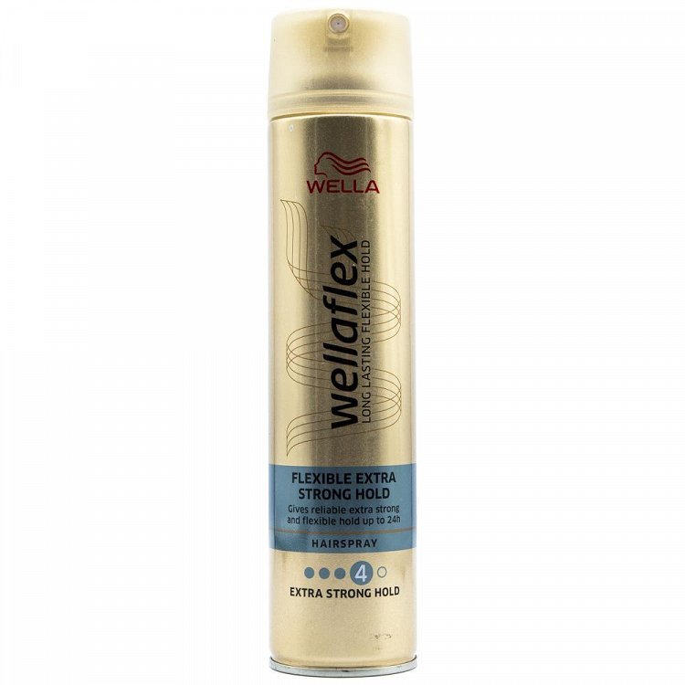 image of Wella Flex Λακ Flexible Extra Strong Hold No4 250ml