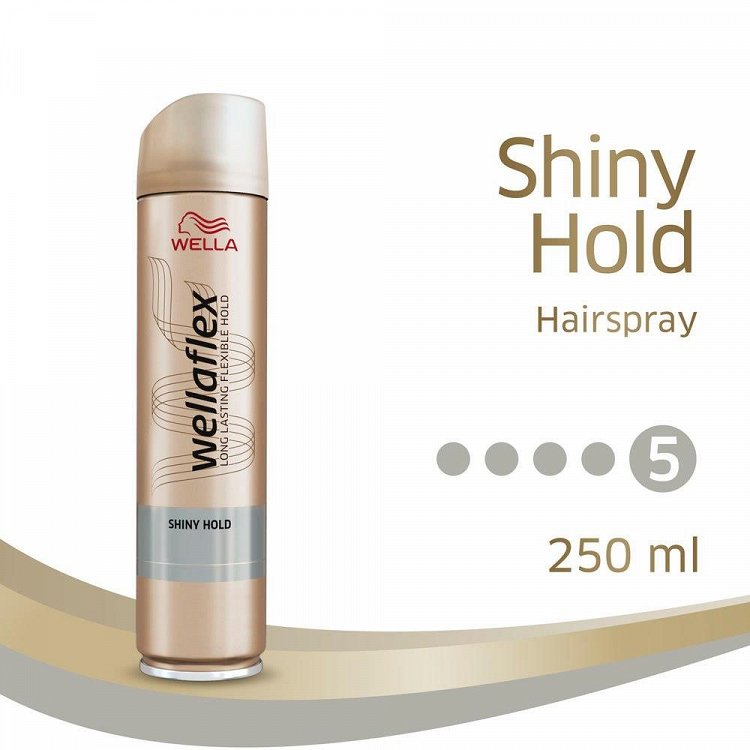 image of Wella Flex Shiny Hold Λακ Ultra Strong No5 250ml.