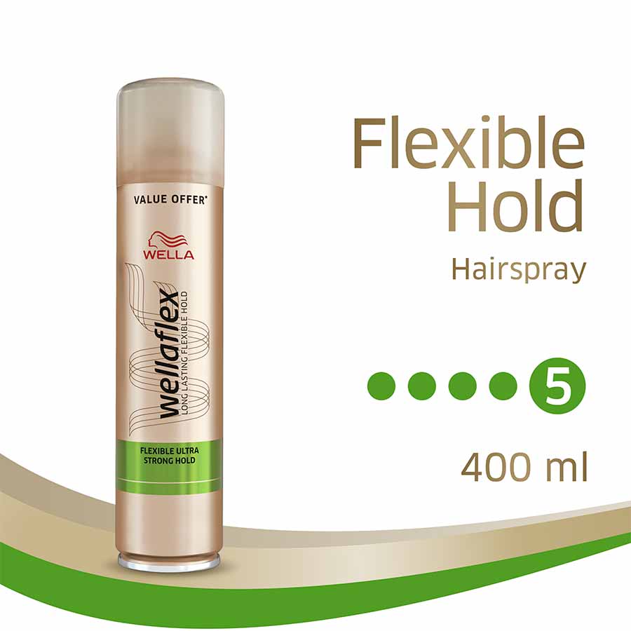 image of Wella Flex Flexible Λακ Ultra Strong No5 400ml