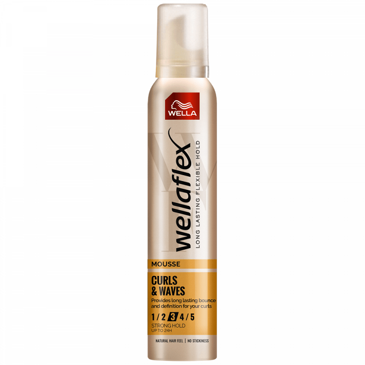 image of WELLA Wellaflex Μους Μαλλιών για Μπούκλες Δυνατό Κράτημα 200ml