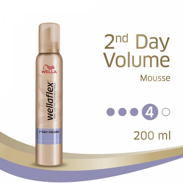 image of Wella Flex 2Day Volume Mousse No4 200ml.