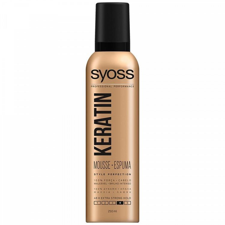 image of Syoss Keratin Mousse 250ml.