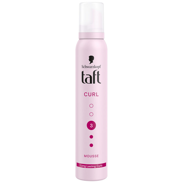 image of Schwarzkopf Taft Curl Mousse HL3 200ml