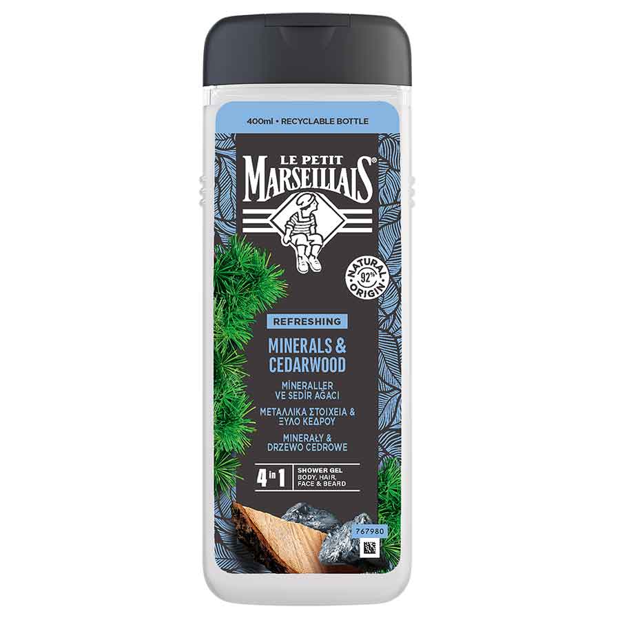 image of LE PETIT MARSEILLAIS Αφρόλουτρο Cedar Mineral 400 ml 400 ml