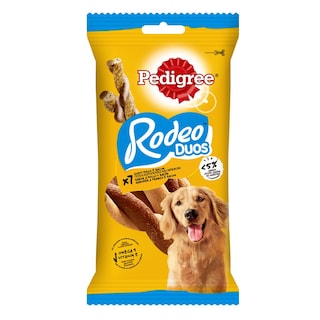 image of PEDIGREE Snack Σκύλων Rodeo Duos Κοτόπουλο και Μπέικον 123g