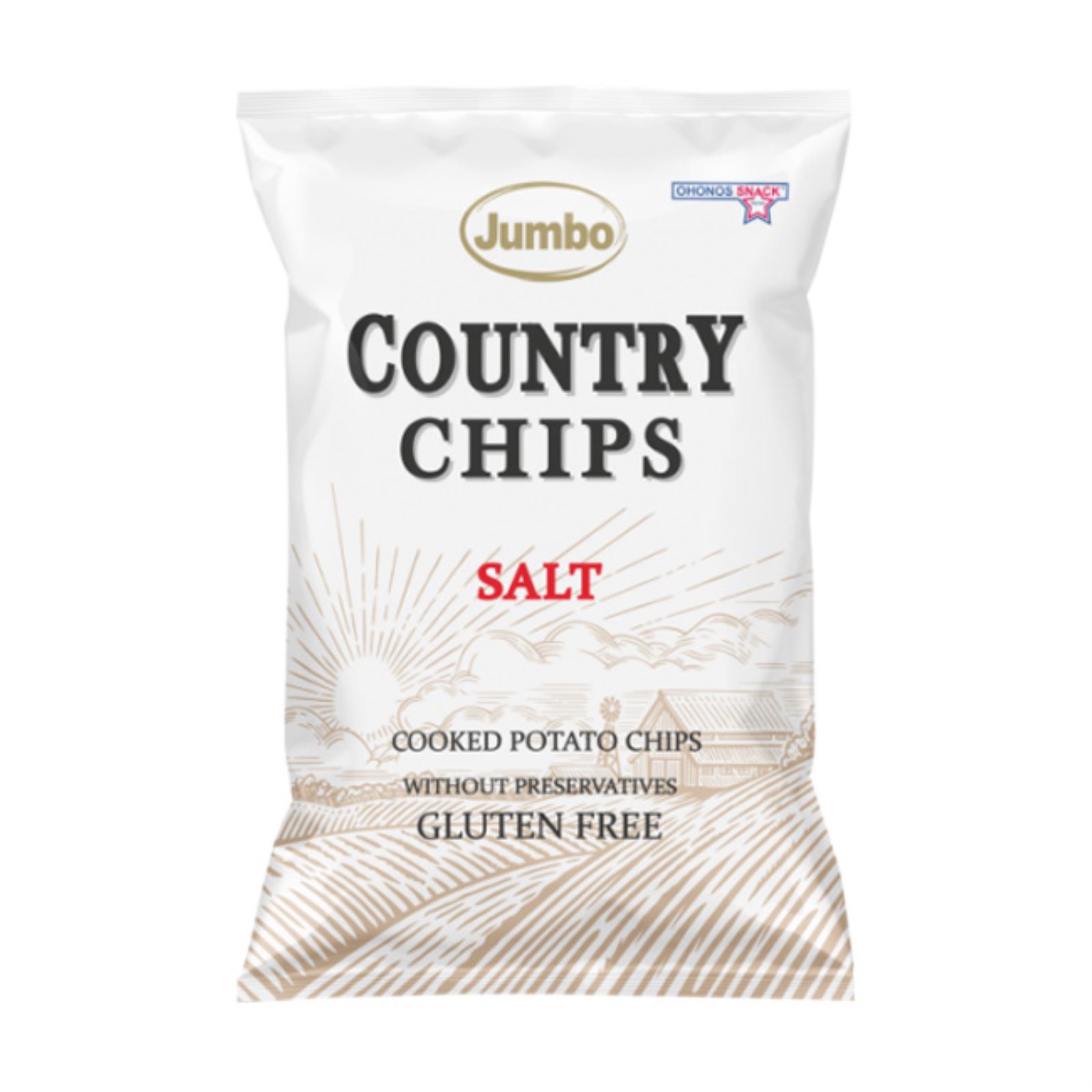 image of JUMBO Country Chips με Αλάτι Χωρίς γλουτένη 150gr