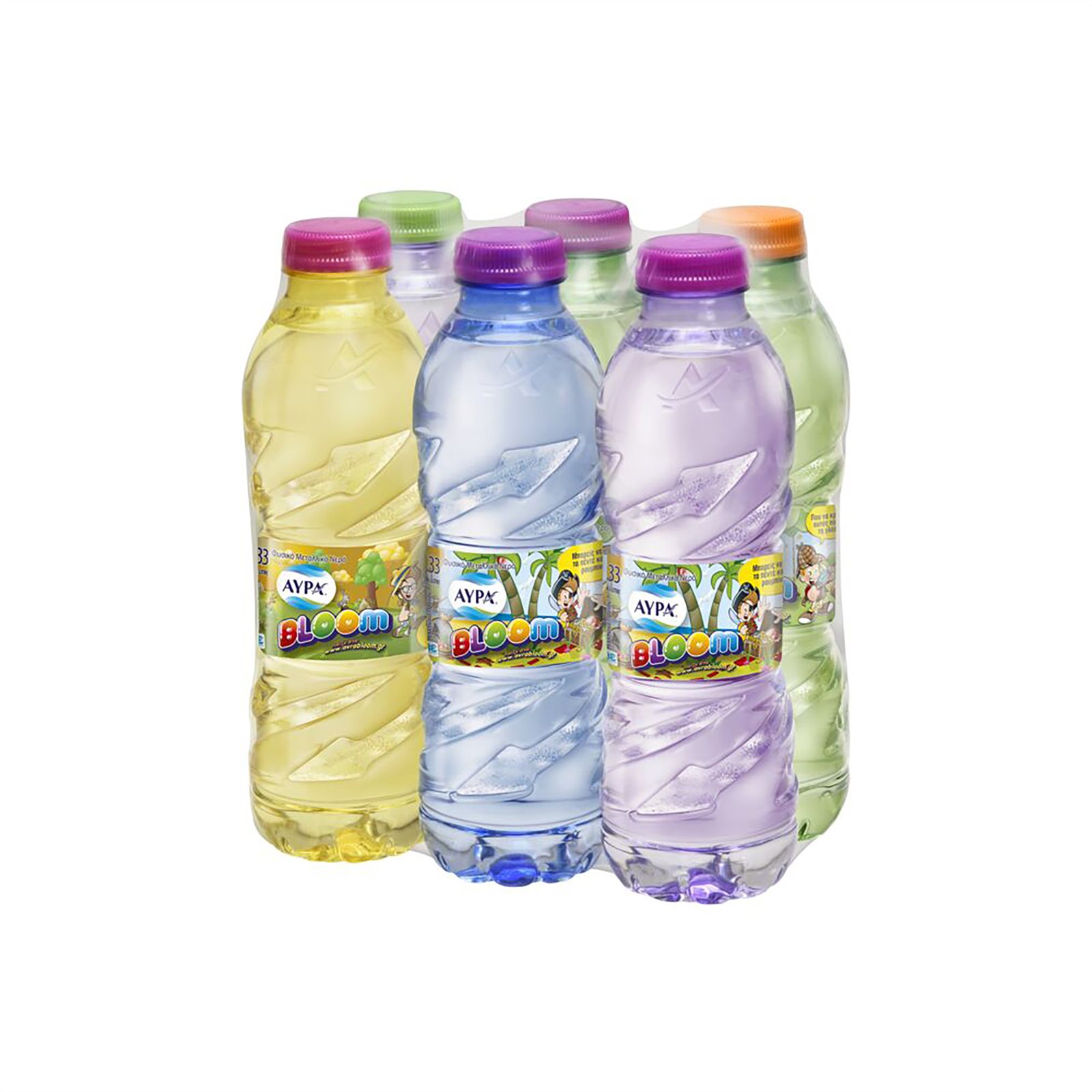 image of ΑΥΡΑ Bloom Νερό Φυσικό Μεταλλικό 6x330ml