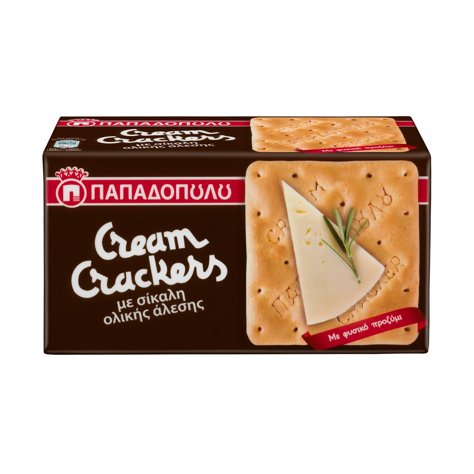 image of ΠΑΠΑΔΟΠΟΥΛΟΥ Cream Κράκερς Σίκαλης 175gr