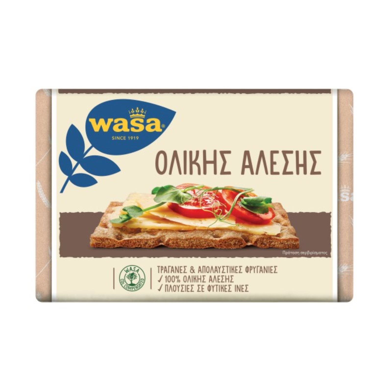 image of WASA Φρυγανιές Ολικής Άλεσης 260gr