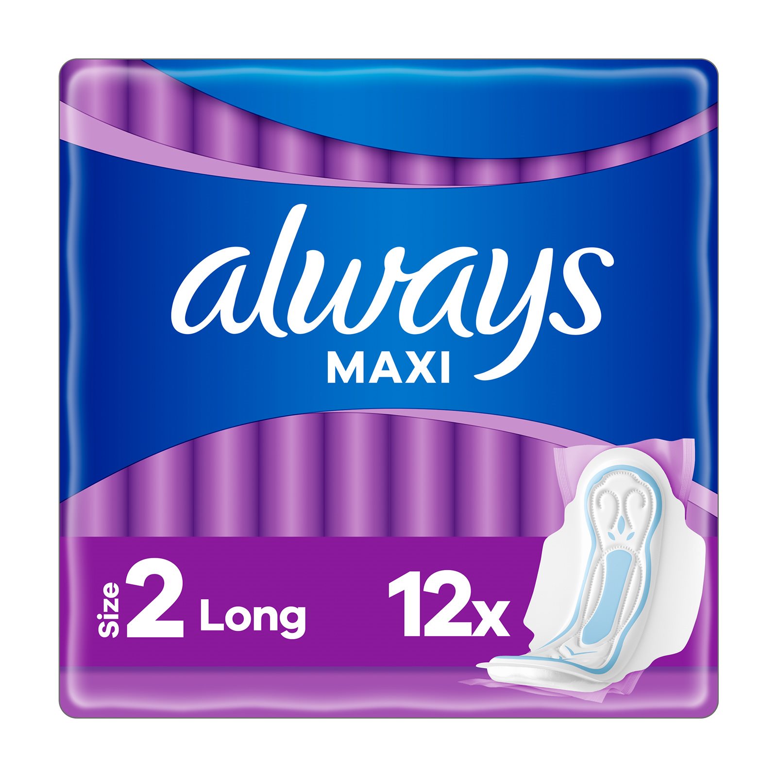 image of ALWAYS Maxi Σερβιέτες Long 12τεμ