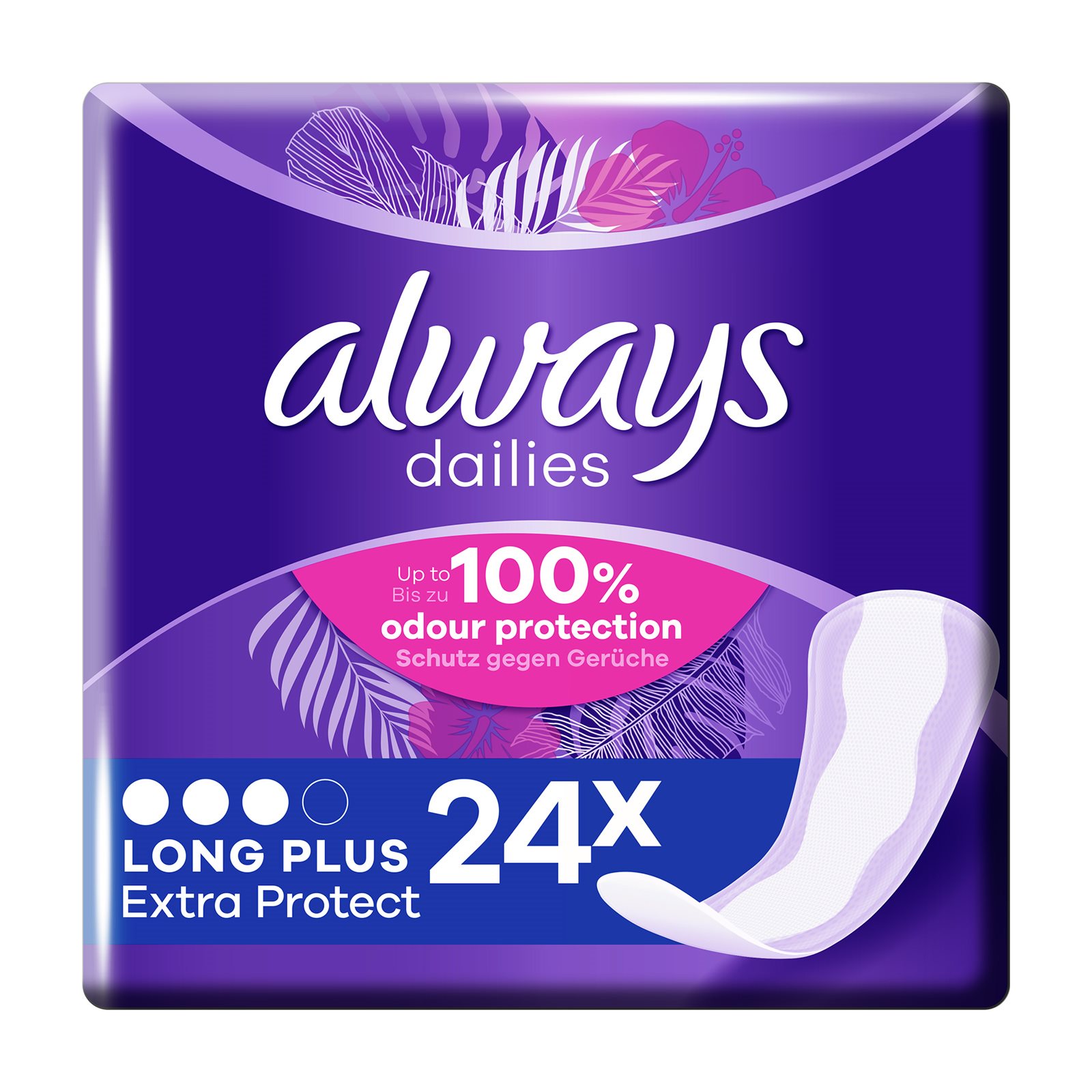 image of ALWAYS Dailies Extra Protect Σερβιετάκια Long Plus 24τεμ